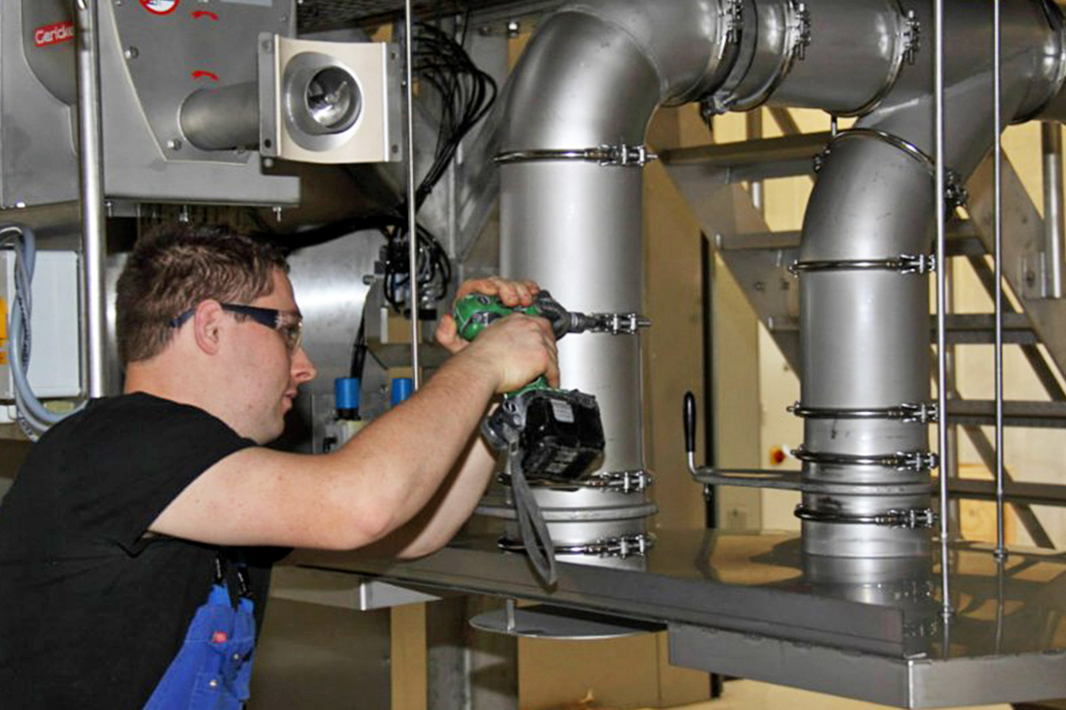 Doseer- en menginstallatie Chromalloy